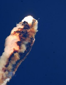 Eplosion of Indian Rocket