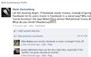 Mark Zuckerberg Fan Page Hacked Mark Zuckerberg Fan Page Hacked