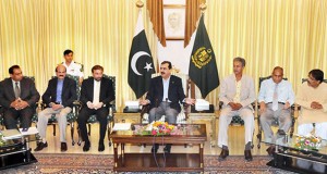 PM Gillani meets MQM
