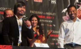 Manny Pacquiao and Shane Mosley Manny Pacquiao and Shane Mosley