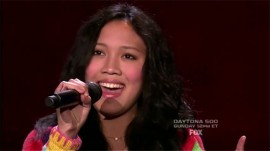 Semi-finalist Thia Megia was a Filipino