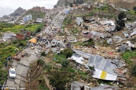 bolivia landslide