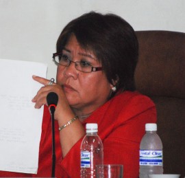 Justice Secretary Leila de Lima