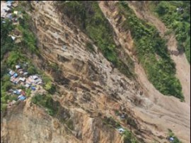 Landslide in Panganason Kingking Compostela Valley
