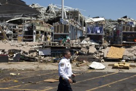Tornado destruction