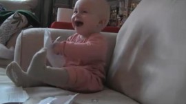 Laughing baby
