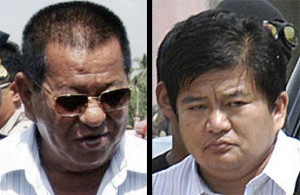 Andal Ampatuan Sr. and his son Andal Ampatuan Jr. the primary suspect in the Maguindanao Massacre