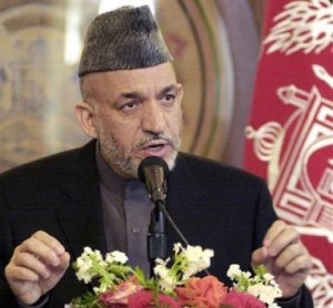 President of Afghanistan Hamid Karzai
