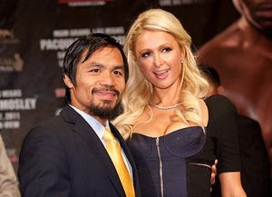 Manny Pacquiao and Paris Hilton