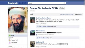 Osama Bin Laden Is Dead Facebook page