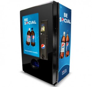 Pepsi's social vending system
