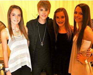 Justin Bieber met Payton Wall Justin Bieber met Payton Wall
