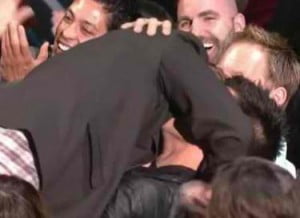 Pattinson kissed Lautner Pattinson kissed Lautner