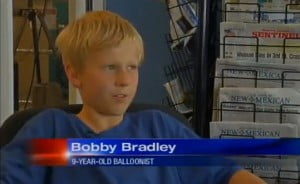 Bobby Bradley Youngest Balloon Pilot Goes Solo