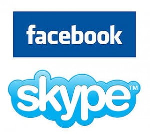 facebook and skype together