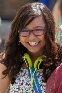 charice on the set of her new movie "here comes the boom"