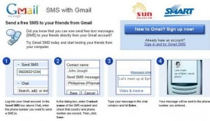 Send Free Text Messages to Philippines via GMail Free Text to Philippines