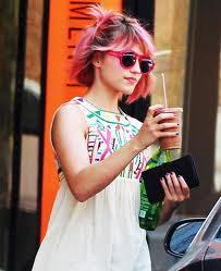 Diana Argon with her grungy new look