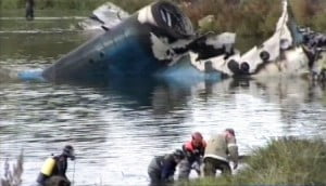 Jet with Hockey players crashed