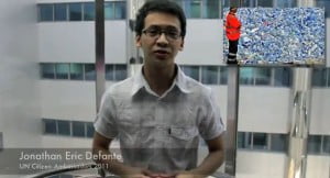 Jonathan Eric Defante: 2011 UN Citizen Ambassador Video One Bottle at a time, Eco Bricks