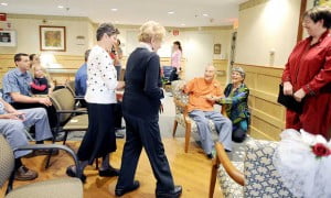 the simple, but romantic wedding of the Maine couple