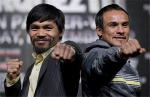 Manny Pacquiao and Juan Manuel Marquez Manny Pacquiao and Juan Manuel Marquez