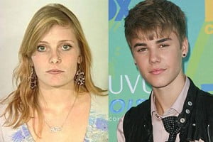 Mariah Yeater and Justin Bieber