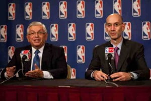 NBA David Stern and Adam Silver David Stern and Adam Silver