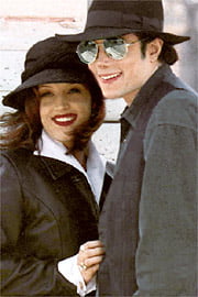 MJ and Lisa Marie Presley