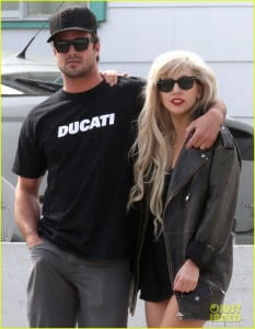 Lady Gaga and her boyfriend Taylor Kinney Lady Gaga and her boyfriend Taylor Kinney