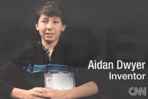 Aidan Dwyer: Solar Energy Kid Genius Video 13 year old solar pioneer