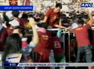 Black Nazarene Stampede at Qurino Grandstand Video Black Nazarene Feast