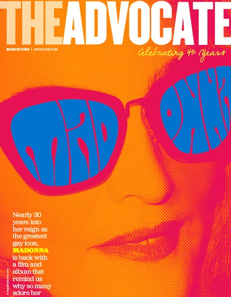 Madonna on 'The Advocate' March Issue Madonna on 'The Advocate' March Issue