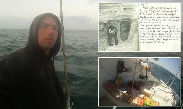 Matt Gill Stranded and Survived at the Atlantic Ocean Sailor Man's Boat Stranded for 50 Days in Atlantic Ocean