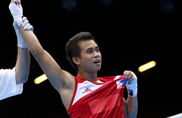 Mark Anthony Barriga Philippine Boxer London Olympics Mark Anthony Barriga Won on Olympic Debut
