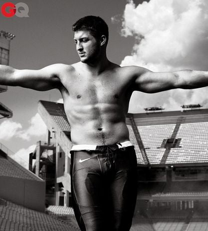 Tim Tebow on GQ Magazine Cover