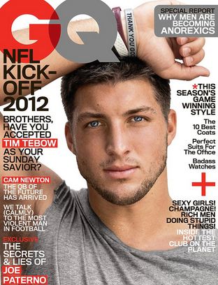 Tim Tebow on GQ Magazine Cover