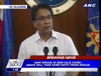 Mar Roxas Replaced Jesse Robredo