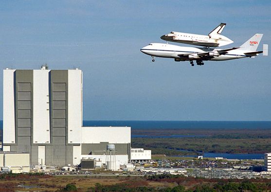 Space Shuttle Endeavour Transfer NASA Shuttle Aboard Boeing 747